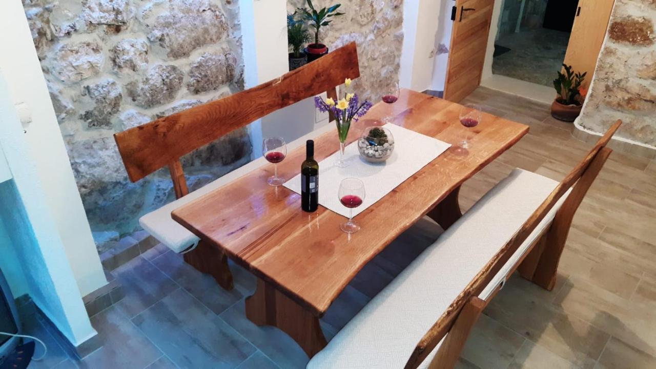 Holiday Home Marta With Heated Pool,Grill,Sea View Bast Exterior photo